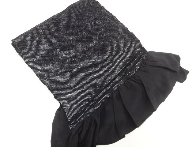 JAPANESE KIMONO FOR MEN / HEKO OBI / ALL SHIBORI
